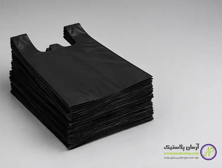 انواع نایلکس دسته دار مشکی عمده