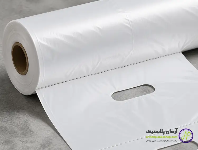 خرید نایلکس دسته دار رولی عمده